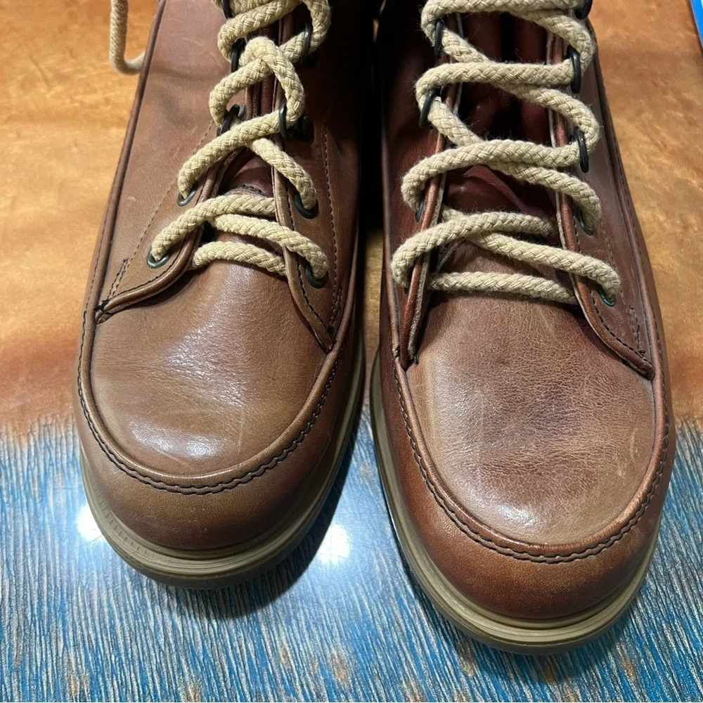 VTG New RED WING 497 Supersole Mocc toe Boot Vintage made USA Brown rare
